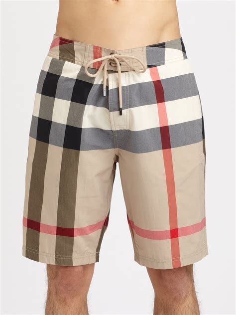 burberry plaid pants women's|Burberry swim shorts men's sale.